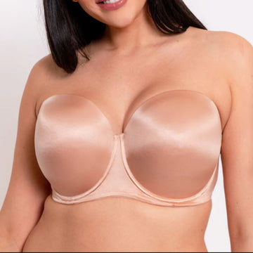 Curvy Kate Smoothie Moulded Strapless Multiway Bra Latte
